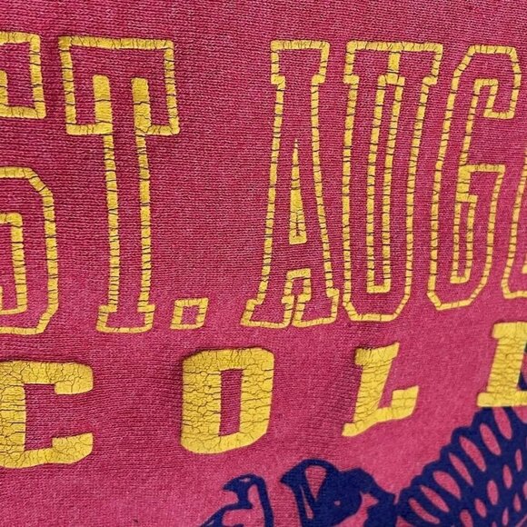 Vintage 90s St. Augustine College Falcons Crewneck North Carolina Sweatshirt - Picture 4 of 5